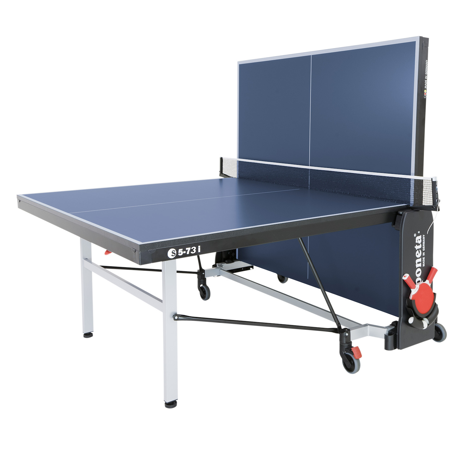 Sponeta 5-70i grau indoor Tischtennisplatte mit Netzgarnitur Tischtennistisch 